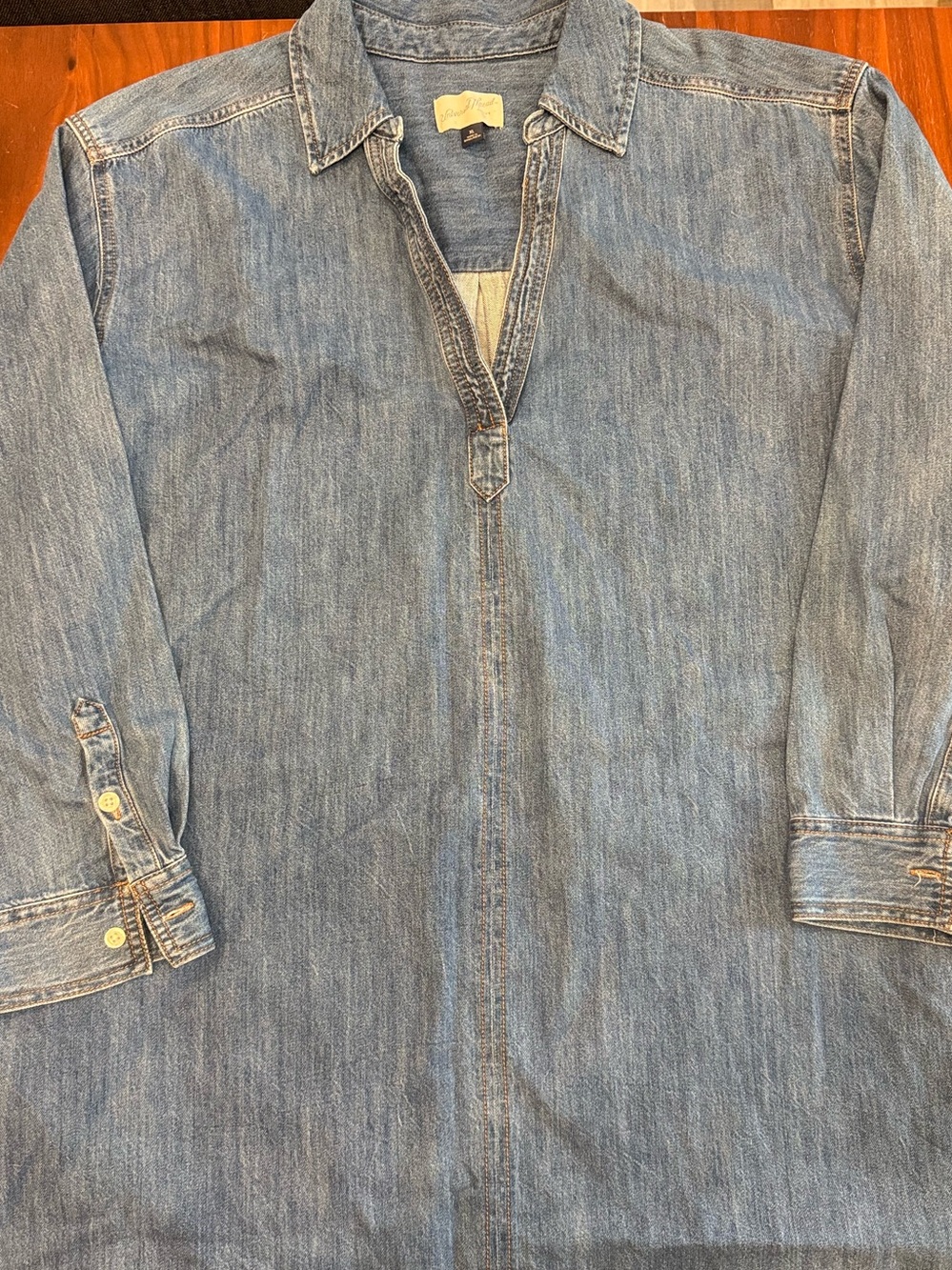 Universal Thread Classic Blue Denim Dress - Picture 8 of 8